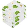 thumbnail image 4 of SKYSONIC Frog Cotton Washcloths Set of 2, Highly Absorbent Soft Fingertip Towel for Bathroom, Gym, Hotel and Spa, 12 x 12 Inch, 4 of 7