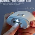 thumbnail image 3 of Electric Nail Clippers, 2-in-1 Automatic Nail Trimmer and Polisher with LED Light & 2 Speeds, Rechargeable Fingernail Clipper with Nail Scraps Storage, Safe Nail File for Baby, Adults, Seniors, 3 of 10