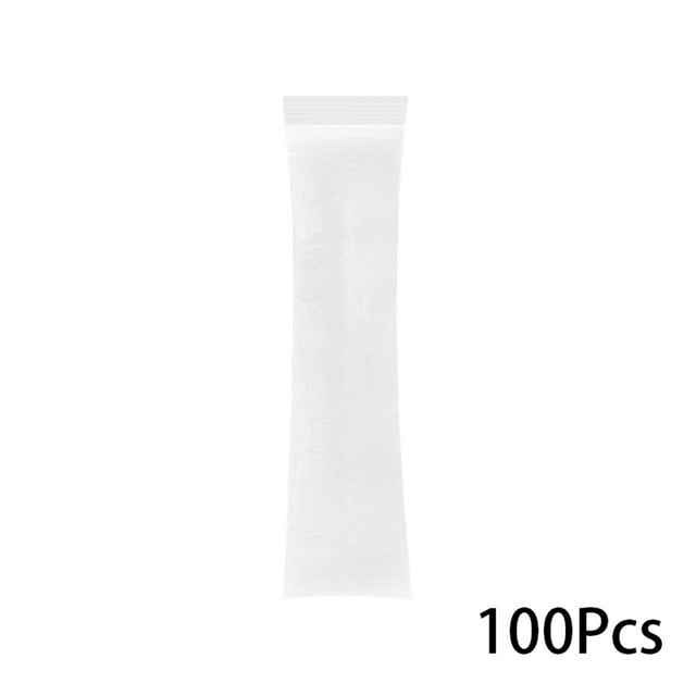 DIY Fillable Crust Ice Packs Disposable Thickened Polyethylene Bags for Homemade and Food Storage 100PCS
