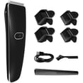 thumbnail image 1 of One-Button Cordless Hair Clipper Trimmer Kit with Stainless Steel Blades, 3/6/9/12mm Detachable Combs for Kids, Adults, 1 of 5