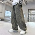 thumbnail image 5 of Ruyang Boys Corduroy Wide Leg Pants Kids Baggy Sweatpants Fall Casual Fashion Workout Jogger Trousers Skater Streetwear, 5 of 7