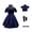 Halloween Zombie Performance Show Cosplay Costume - Mizi, variant on 2026 Halloween Zombie Performance Show Mizi Cosplay Costume, Idol Theme Halloween Role Play Outfit Set with Flared Dress + Belt + Gloves, Halloween Costume for Stage Performance, S