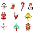 thumbnail image 4 of 10 mini globos de aire navideños con forma de Papá Noel, muñeco de nieve, alce, hombre de jengibre, globo de aluminio para fiesta de Navidad, decoración de Año Nuevo, 4 of 5