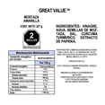 thumbnail image 2 of Mostaza Great Value classic yellow 227 g, 2 of 3