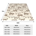 thumbnail image 3 of Zufioo Vintage Farm Pigs Fleece Blanket Queen Size,Plush Bed Blanket,Ultra Soft Throw Blanket,Plush Fuzzy Cozy Blanket Perfect for Bed,Couch-80"x60", 3 of 7