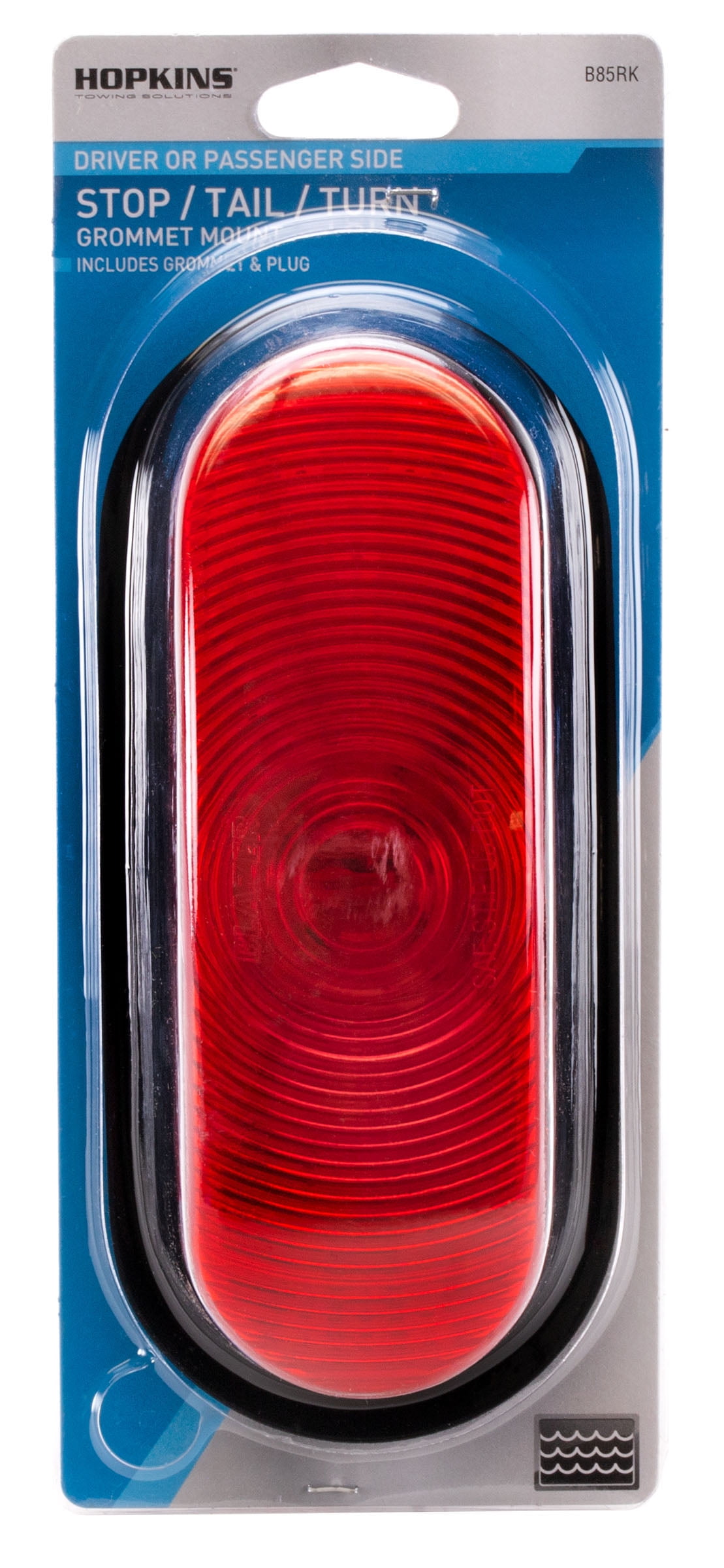 Hopkins Towing Solutions 6in Red Oval Stop-Tail-Turn Light Kit, B85RK