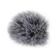 thumbnail image 4 of Microphone Windshield Furry Fur Windproof Muff Windscreen Cover For Sony Rode Boya Lapel Lavalier Mic 5mm 10m WindShield, 4 of 5