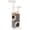 5-Tier, variant on 4-Tier Large Cat Condo with Napping Perch and 4 Sisal Rope Scratching Posts - Gray Cat Tree for Indoor Cats