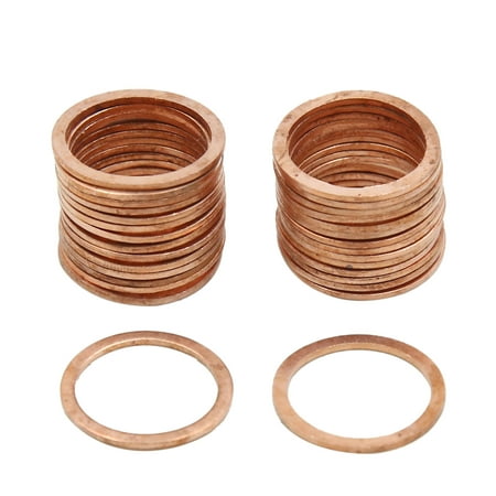 Copper Crush Washers Flat Car Engine Sealing Plate Gaskets ...