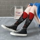 thumbnail image 5 of Balery Black Dog Red Background Calcetines novedosos Calcetines deportivos Calcetines hasta la rodilla Calcetines de algodón Calcetines originales y geniales, 5 of 6