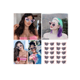 thumbnail image 2 of Gafas De Sol Corazón Accesorios Moda Niñas/Mujer 10 pzs Lentes ROSA, 2 of 3