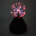 thumbnail image 4 of YOPTOP Plasma Ball Light 3" inch Battery-Operated Interactive Tesla Touch Lamp Lightning Effect Science Educational Gift, 4 of 5