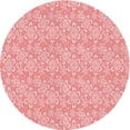 thumbnail image 1 of Ahgly Company Indoor Round Patterned Flamingo Pink Area Rugs, 6' Round, 1 of 6