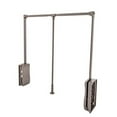thumbnail image 6 of 35-47 Inch Adjustable Closet Rod Closet Mounted Simple Pull Down Clothes hanger, 6 of 10