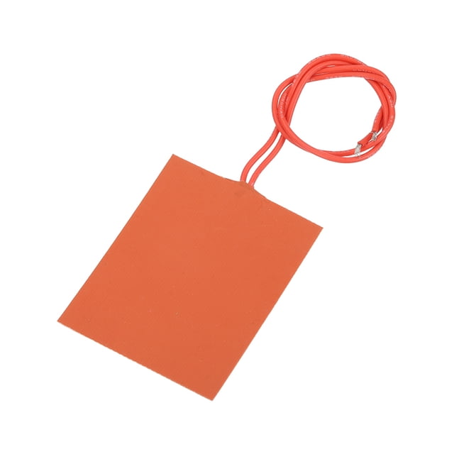 Almohadilla de calefacción de silicona, película calefactora de 12V 25W, placa de calefacción de 100mmx80mm