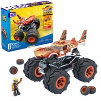 MEGA Hot Wheels Tiger Shark Monster Truck Building Set with 1 Figure (187 Pieces)