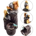 thumbnail image 6 of Solar Powered Squirrel LED Light Garden Ornament Animal Lamp Outdoor Patio Decor, 6 of 14