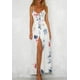 thumbnail image 1 of Vestido de verano para mujer, vestido largo de verano con escote en V, vestido informal, 1 of 8