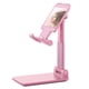 thumbnail image 3 of Soporte de escritorio ajustable para teléfono con espejo retráctil para tableta y smartphone (rosa), 3 of 5