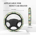thumbnail image 5 of Fotbe Tropical Flowers Steering Wheel Cover Universal 15 in Car Accessories for Men Women,Steering Wheel Protector Comfortable Protective Case for SUV Sedan Decor, 5 of 8