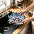 thumbnail image 5 of Berry Washing Bowl, Self‑Spinning Fruit Washer Colander With Drain Holes, Hands‑Free Rinsing Ceramic Drainage Basket, Quick Strain Design For Strawberries, Blueberries, Grapes And Tomatoes, 5 of 5