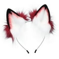 thumbnail image 1 of Peluche Orejas sintética Diadema Disfraces Disfraz Pinza para el cabello Regalo Halloween Cosplay Rendimiento Vestirse Soledad Sombreros, 1 of 8
