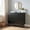 Black, variant on Kadyn Oversized Wooden Dresser Storage Chest Organizer with 4 Drawers for Bedroom Living Room Hallway Closet Home Furniture Storage Solution, Natural