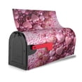 thumbnail image 3 of Yiaed Pink Glitter Heart Candy Print Mailbox Covers, Magnetic Mailbox Cover, Mail Box Covers for Garden Outdoor Decor Box Covers-25.5x21 in, 3 of 8