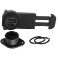 thumbnail image 2 of Scupper Drain Valve Boat Scupper Black Pvc  Pvc Pull Out Scupper Drain Valve For Inflatable Rubber Dinghy Raft Fishing Boat, 2 of 8