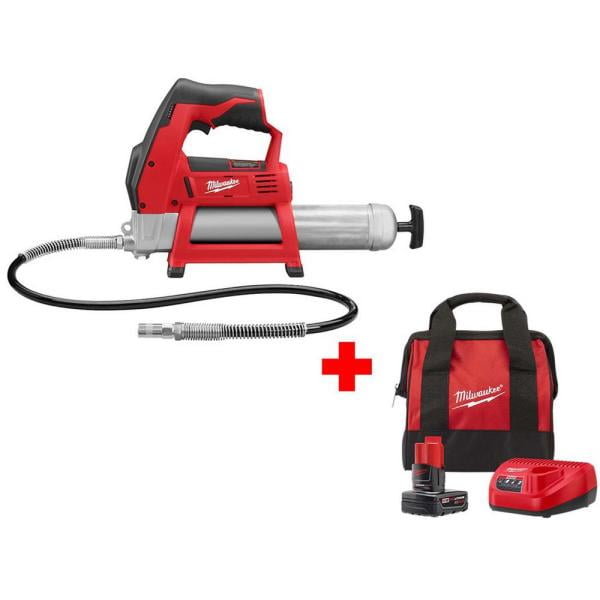 12-Volt Lithium-Ion Cordless Grease Gun 