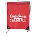 thumbnail image 2 of Senior Graduation Drawstring Backpacks Personalized Party Favor Cinch Bags - Congratulation, 2 of 2