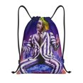 thumbnail image 1 of Bolsa con cordón Beetlejuice Classic, plegable, para deportes, fitness, unisex, para viajes en la playa, mediana, 1 of 8