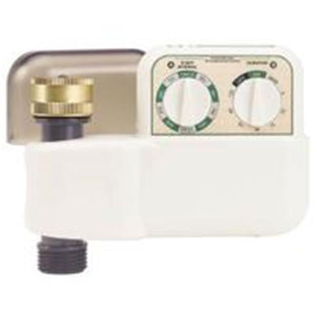 Orbit 62040 White/Green 2-Dial Digital Hose Faucet Timer 2.75 L x 9.5 W in. 