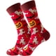 thumbnail image 3 of Calcetines de hombre Calcetines de mujer novedosos con dibujos animados Calcetines de cardado divertidos y felices Medias gruesas Yuansu Hip Hop de cuello redondo grande para hombre, 3 of 6