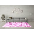 thumbnail image 3 of Ahgly Company Indoor Rectangle Abstract Pink Modern Area Rugs, 2' x 5', 3 of 4