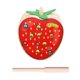 thumbnail image 3 of juego de madera fruta oruga pesca pesca gusanos juego para niños Fresa2 Zulema Juguete de madera para niños, 3 of 8