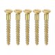thumbnail image 1 of 100pcs M2 X 16mm Flat Head Slotted Brass Wood Screws, 1 of 5
