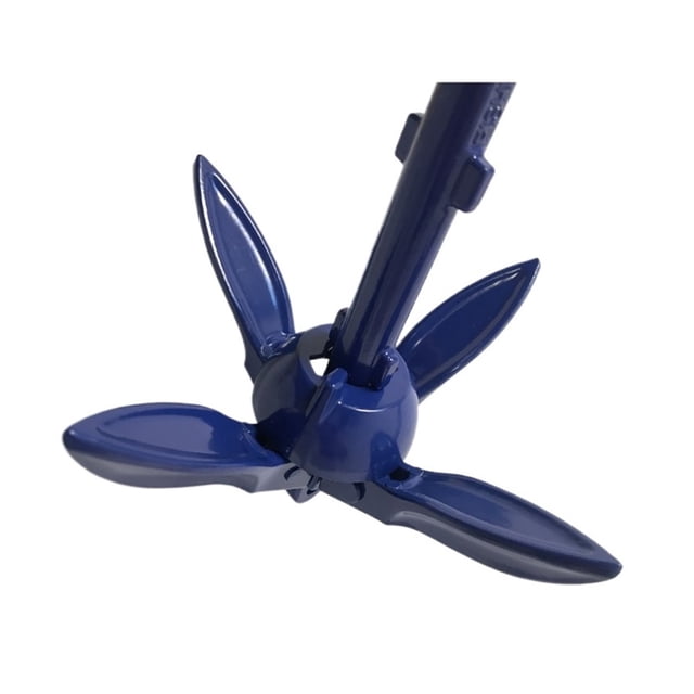 Boat Folding Grapnel Anchor Aluminum Alloy Yach Boat Accessory ,Long Lasting