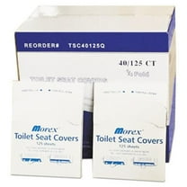 General Supply GEN Quarter-Fold Toilet Seat Covers, White - 14.5 x 16.5 in.