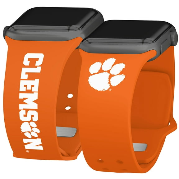 Clemson HD Iconic Edition Unisex Watch Band for Apple Watch, 42/44/45/49mm(46mm Series 10/11) Long by Affinity Bands