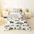 thumbnail image 4 of Homewish Retro Tribal Cowboy Twin Comforter Sets,Southwest Desert Cactus Bedding Set,Light Gray Reversible,2-Piece,1 Comforter and 1 Pillowcase, 4 of 7