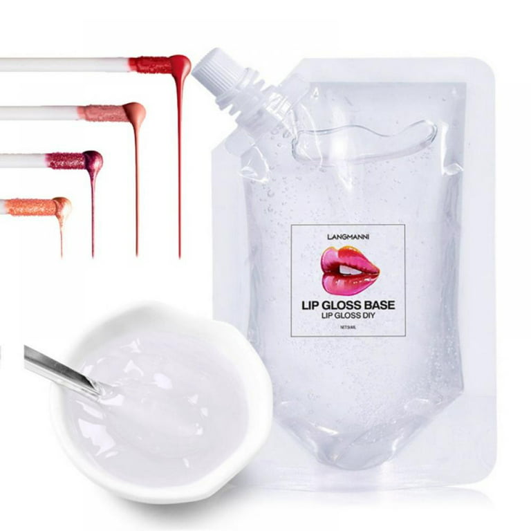 500ml Clear Lip Gloss Base Gel Lip Glaze Material Odorless