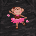 thumbnail image 4 of Inktastic Ballerina Dance Monkey Girls Baby Bodysuit, 4 of 5