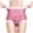 Hot Pink, variant on HWRETIE High-Waist Lace Trim Shaping Underwear - Women's Summer Lace Abdomen High Waist And Hip Lift Comfortable Body Sculpting Briefs
