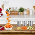 thumbnail image 3 of Injueey Cortador Manual de verduras, rallador de queso, pepino, zanahoria, trituradora, cocina, accesorios para frutas, utensilio de cocina Cocina y Comedor S Injueey HA083763-02B, 3 of 6