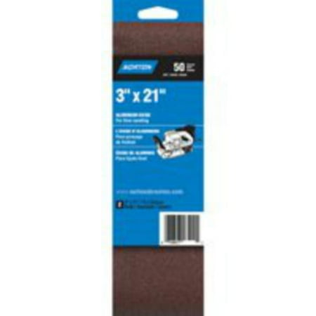 

1 PC-Norton 07660702242 50-Grit Power Cloth Sanding Belt 3 x21