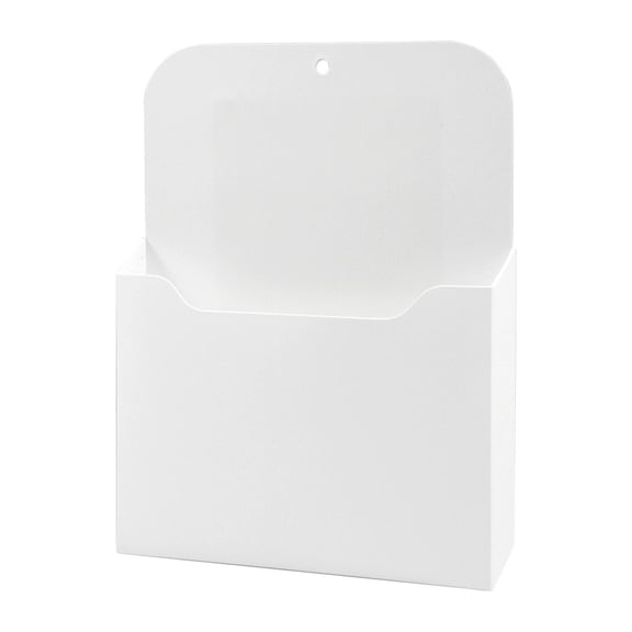1 Pack Magnetic File Holder Paper Holder Pocket Organizer, Hanging Wall File Organizer Office Supplies Storage, Magazine Mail Organizer Case for Notebooks Planners Letter,4.8"×6.6"