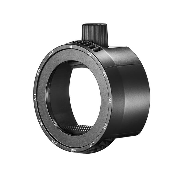 Godox Godox AK-R25 Square Adapter for AK-R21 Flash Projector, Black ABS Material, Includes Holder