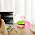 thumbnail image 4 of USB Burger Mini Fan With Beauty Mirror Portable Mini Handheld Fan As A Gift, 4 of 7