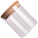 thumbnail image 4 of Tarro de cristal transparente de 175 ml, recipiente hermético para almacenar alimentos como té, café, azúcar y sal (6,5 x 8 cm, con tapa de bambú)., 4 of 8